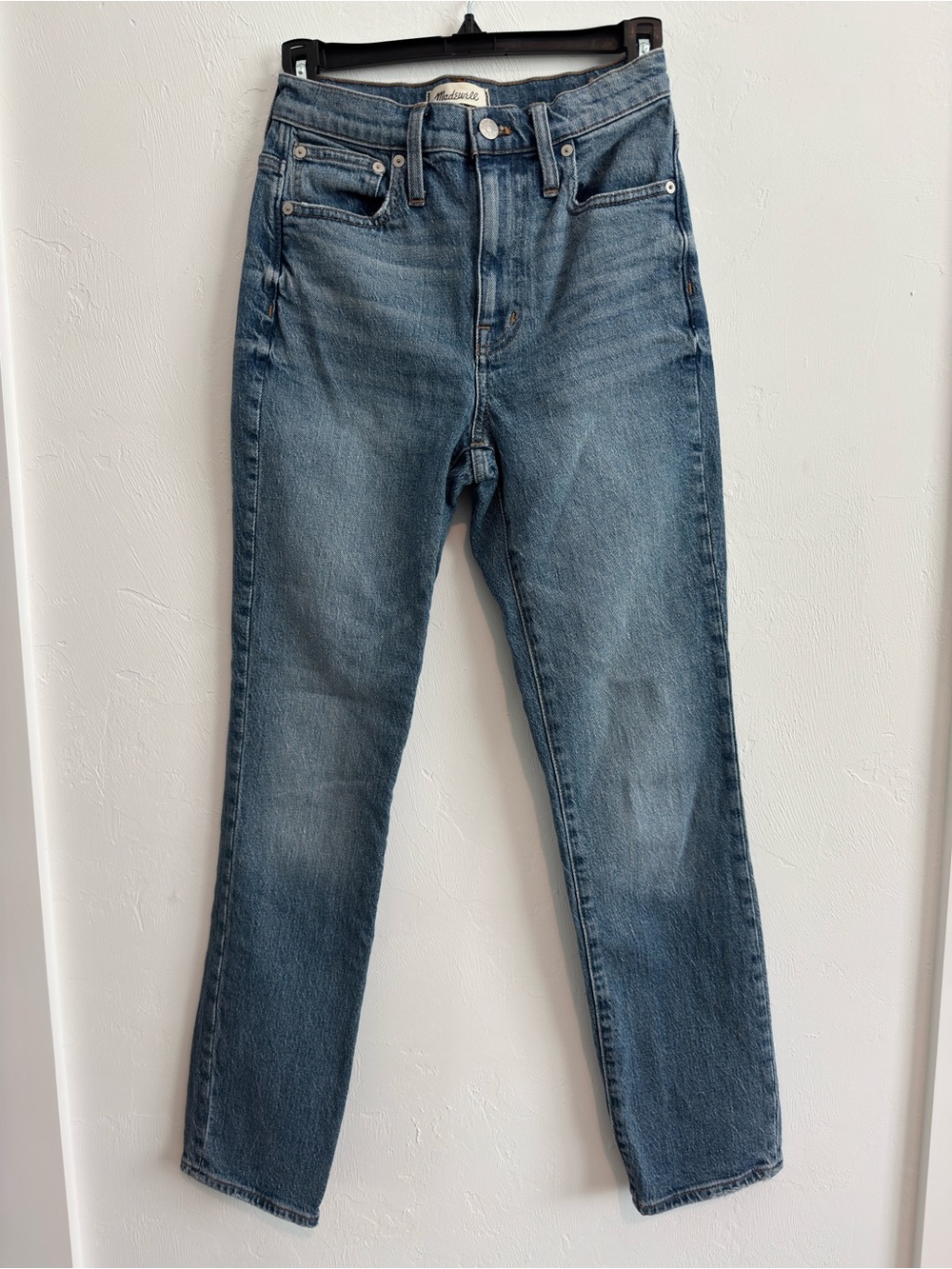 Madewell High Rise Slim Boyjean Straight Leg Jeans Sz 23